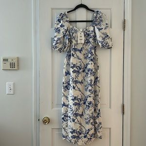 Linen H&M Midi Dress